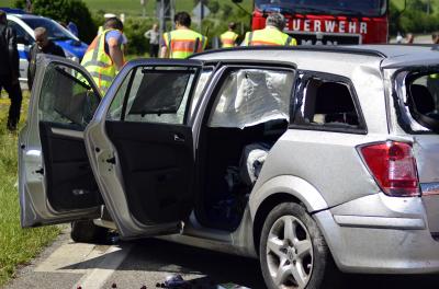 Geisingen: Schwerer Verkehrsunfall PKW kontra LKW